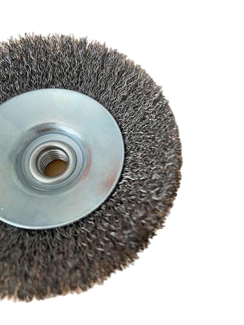 Vago-Tools Rundbürsten Drahtbürsten 100mm Bürsten gewellt Winkelschleifer Flex 6x