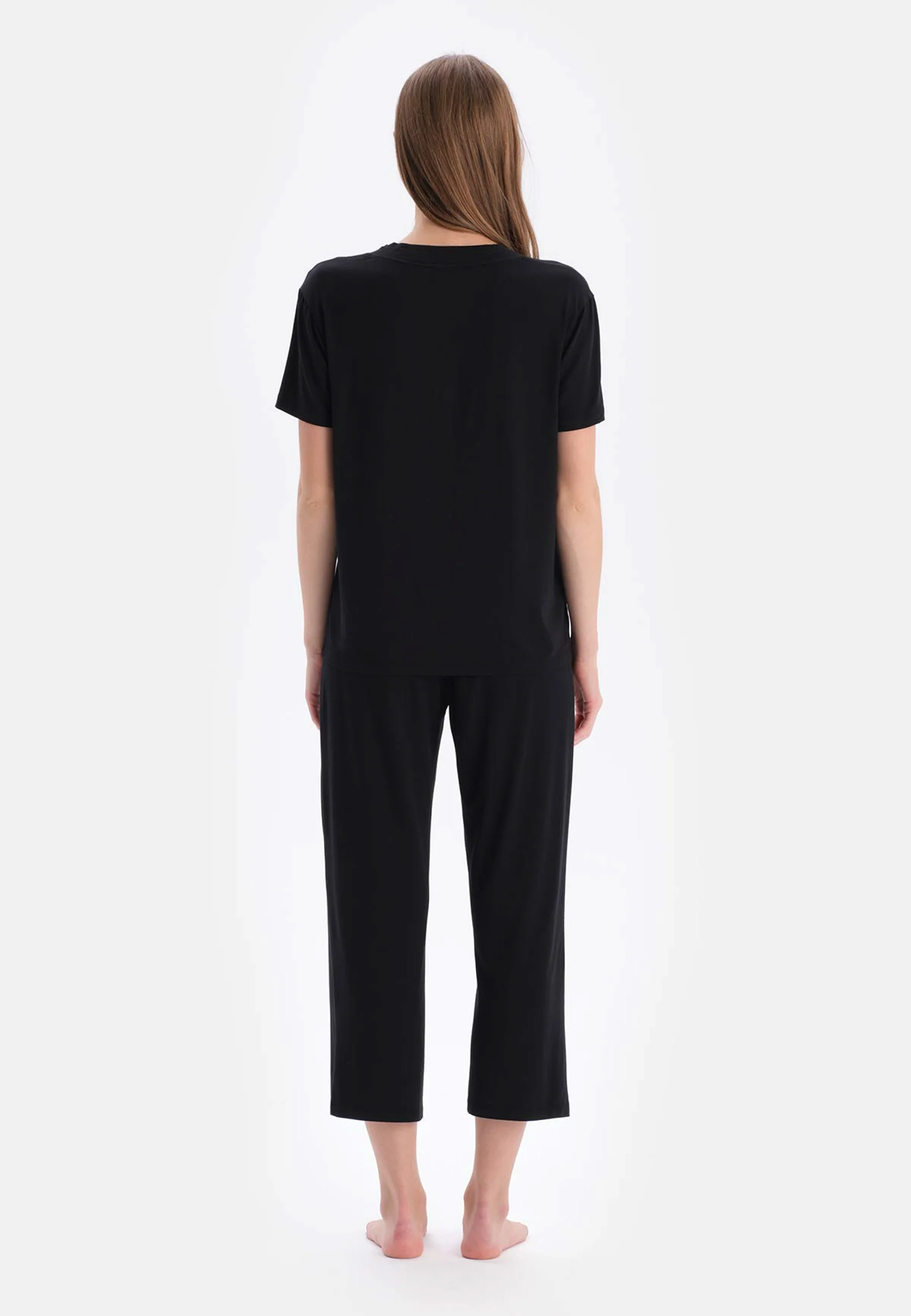 DAGI SHORT SLEEVE V-NECK REGULAR - Pijama