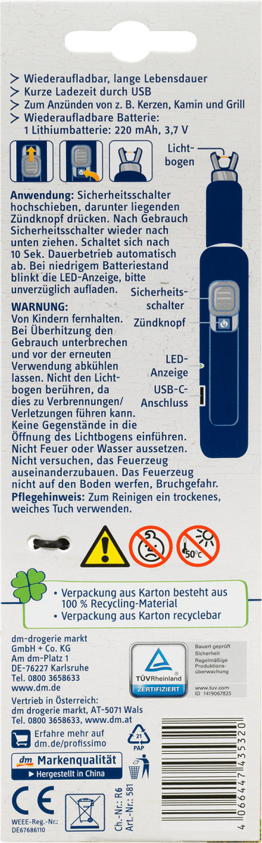 USB-Feuerzeug, 1 St
