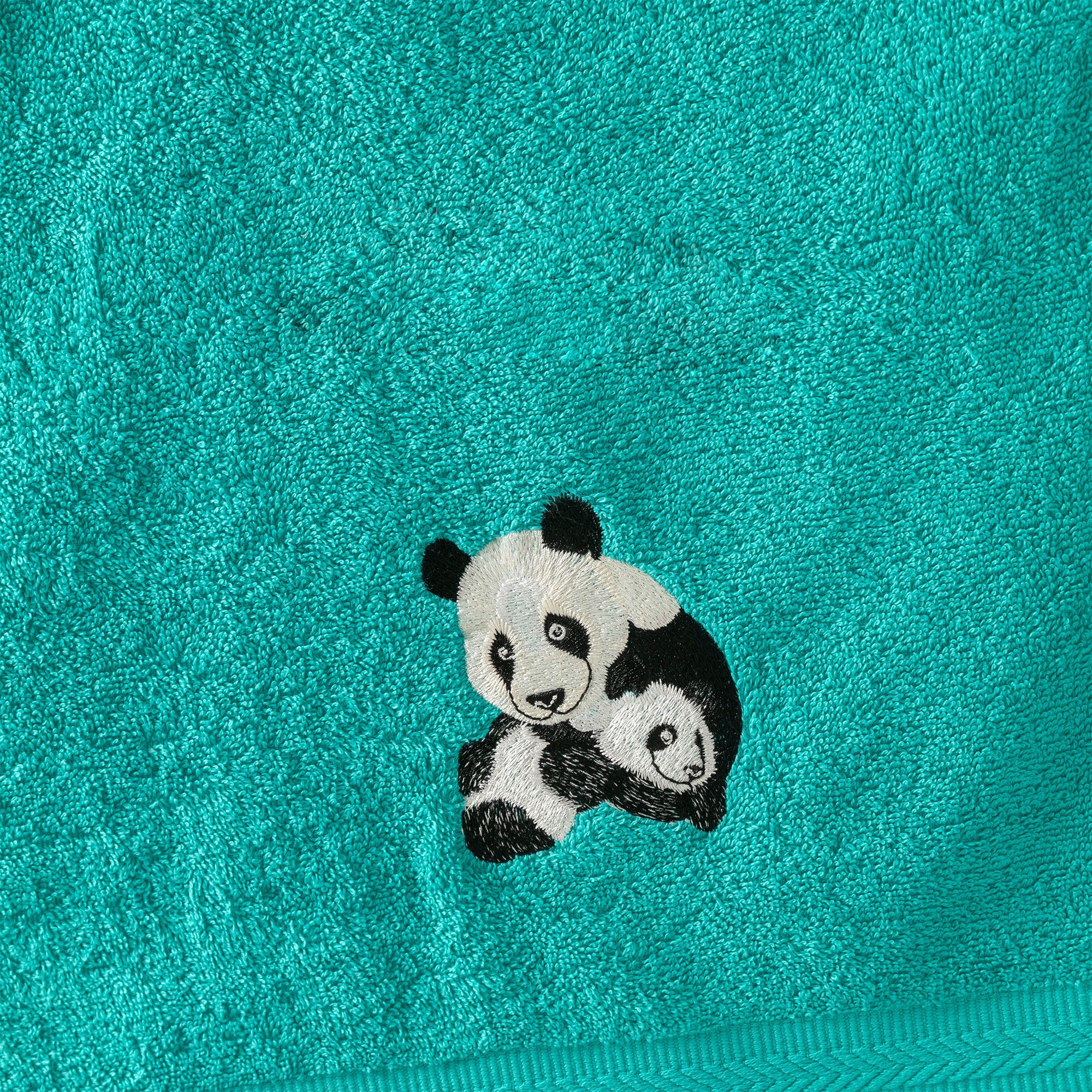 Éponges brodées pandas Colombine