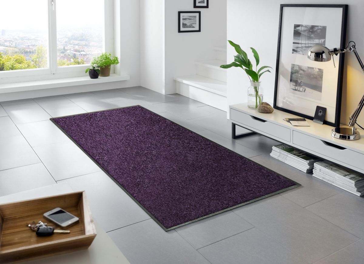 Fußmatte wash dry Trend-Colour Violett 75 x 190 cm