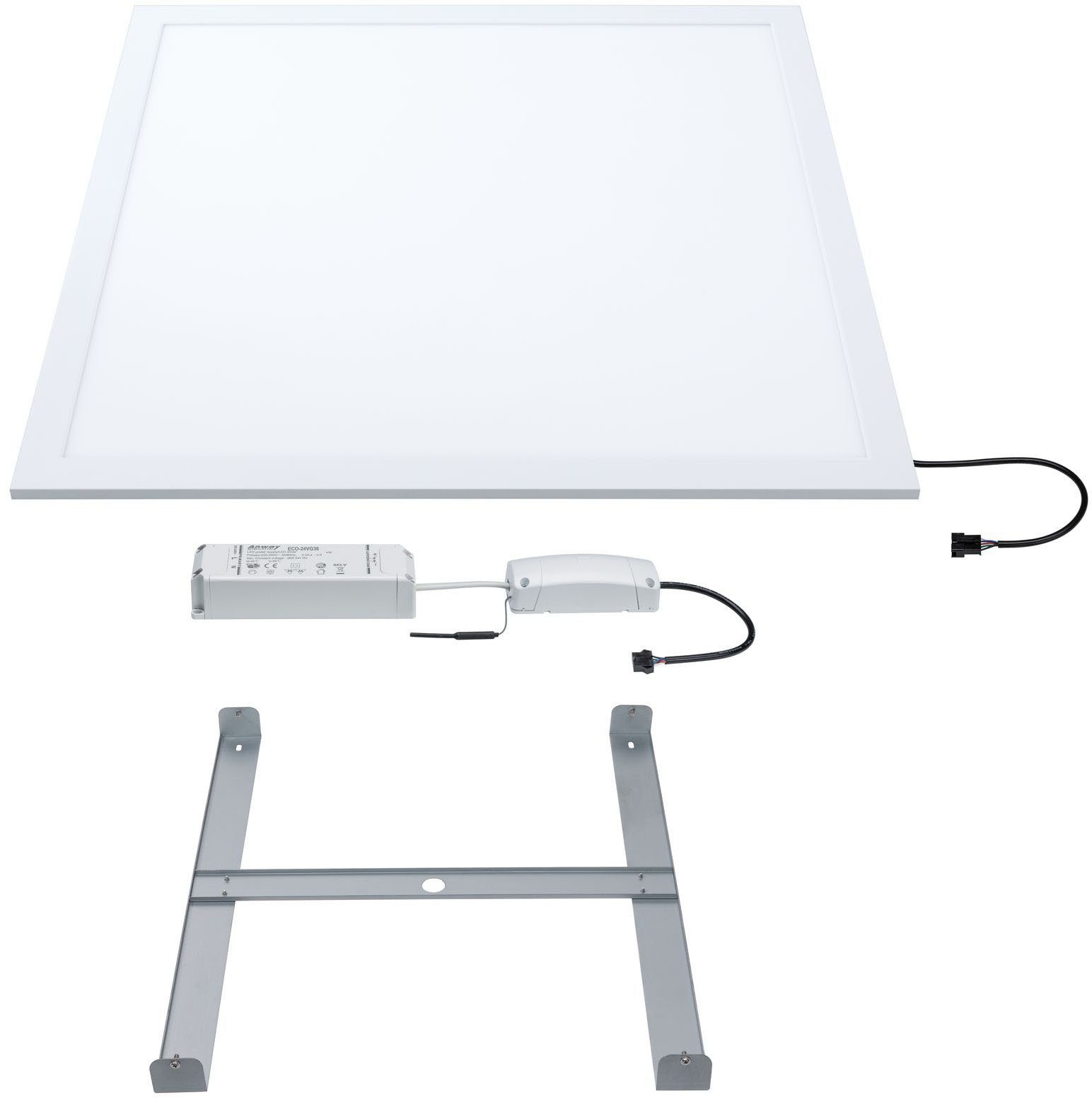 Paulmann LED Panel Amaris, LED fest integriert, Warmweiß