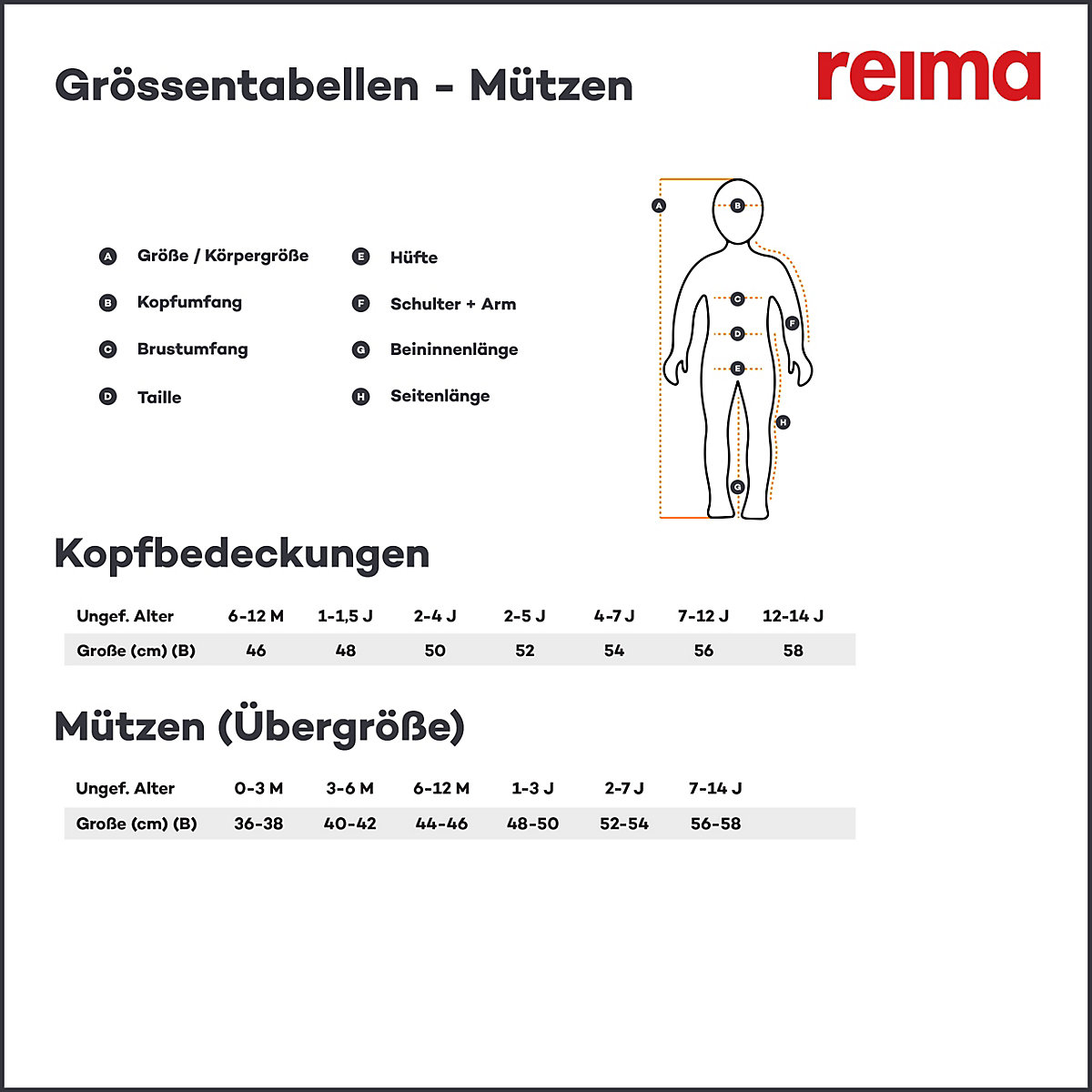 Schalmütze Honka Schlupfmützen für Kinder