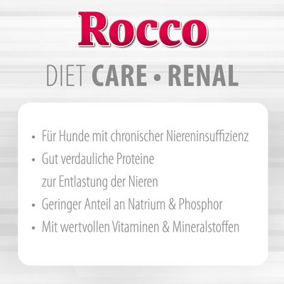 Rocco Diet Care Renal Huhn mit Süßkartoffel 800 g