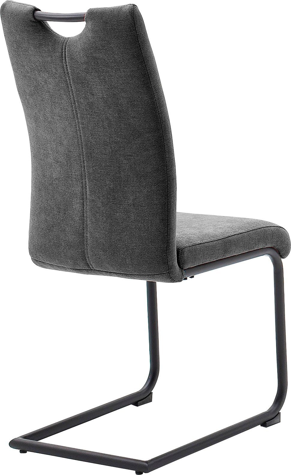 MCA furniture Freischwinger Adana (4 St), 4er-Set mit Stoffbezug, belastbar bis 120 kg