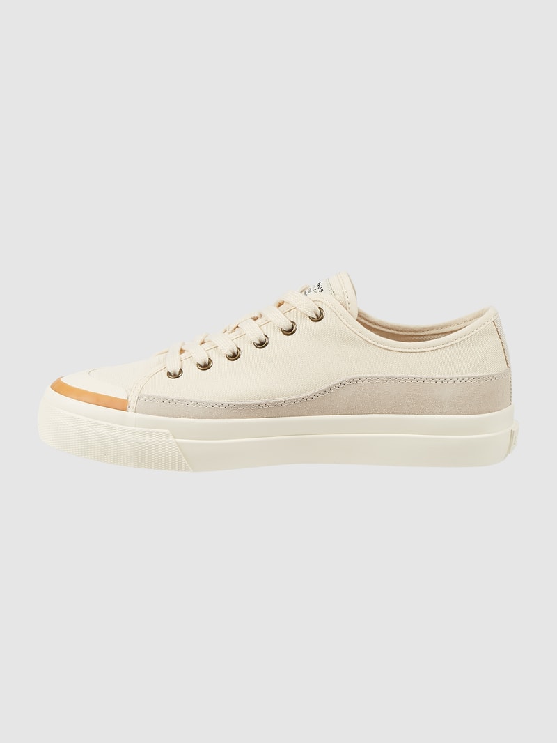 Sneaker aus Textil in beige