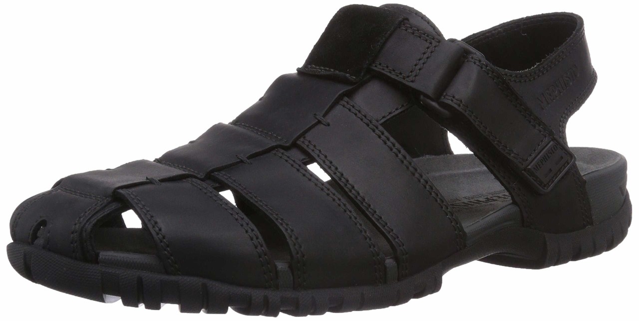 MEPHISTO Komfort Sandalen schwarz