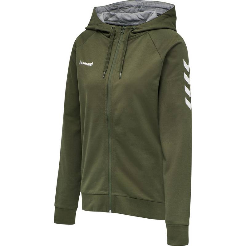 hummel HMLGO COTTON ZIP HOODIE WOMAN Sweatshirt Damen