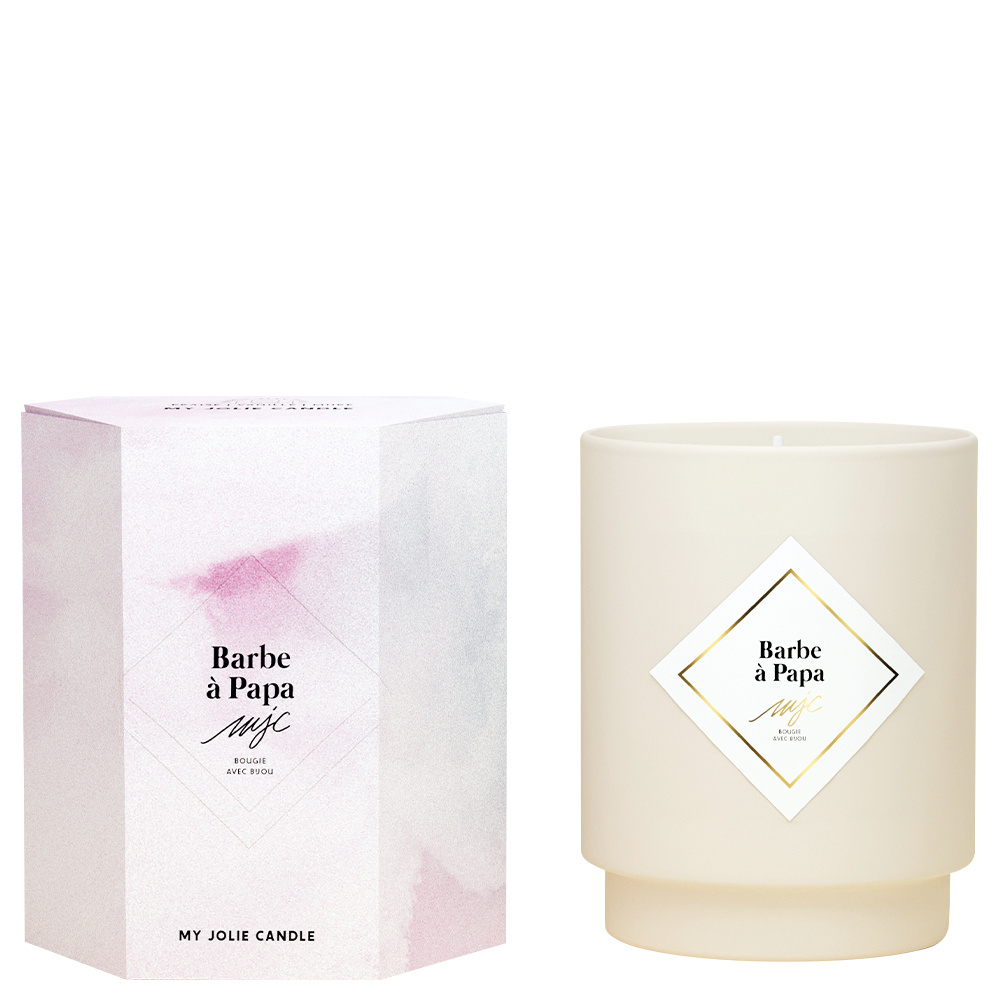 my jolie candle Bougie collier or barbe à papa Bougie