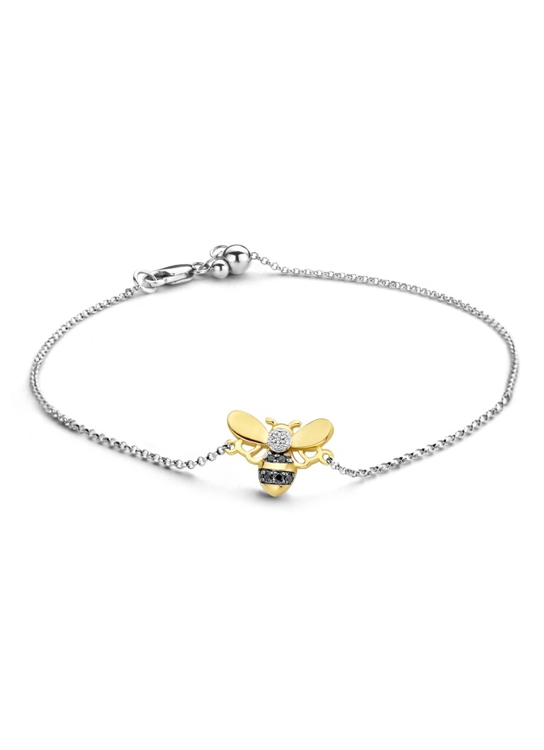 Brățară din aur Diamond Point cu un diamant Queen Bee de 0,03 ct.