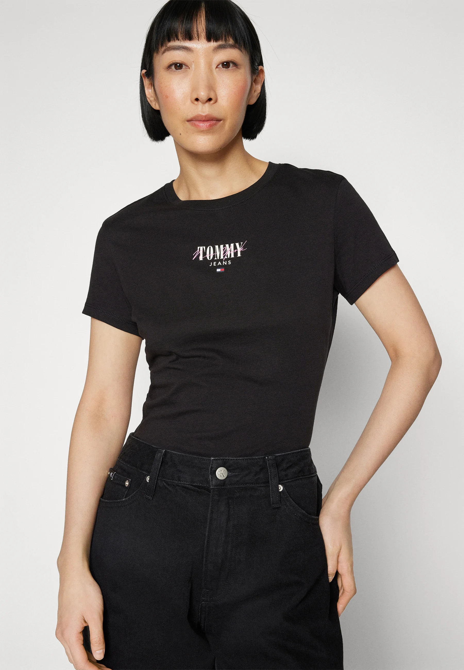 Tommy Jeans ESSENTIAL LOGO - Camiseta con estampado