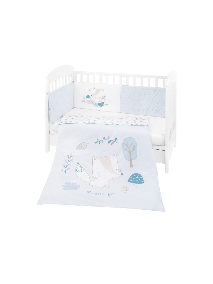 Kikkaboo Babybettwäsche 6-teilig in blau günstig kaufen onesize