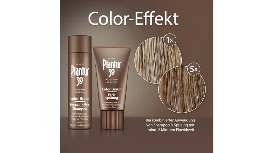 Plantur 39 Phyto-Coffein Shampoo Color Braun 250ml 250 ml