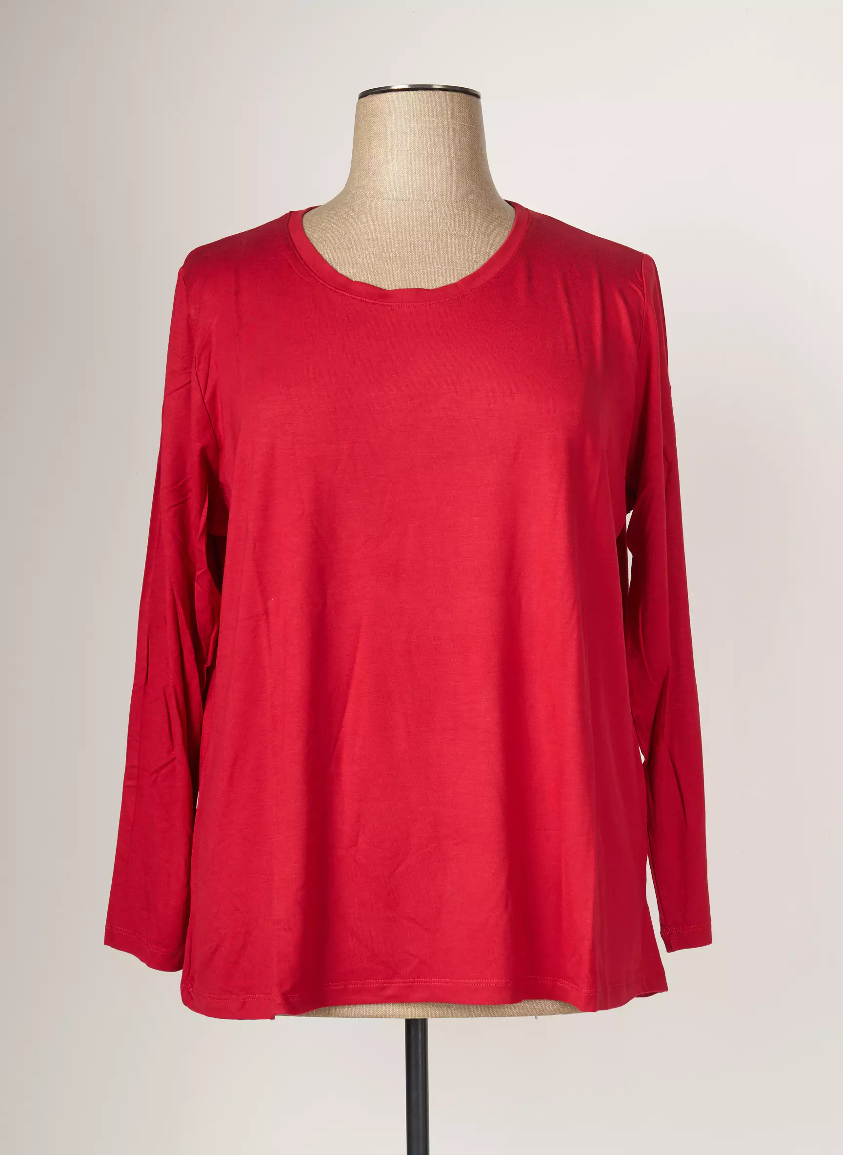 Sophia Curvy Tshirts Femme couleur rouge