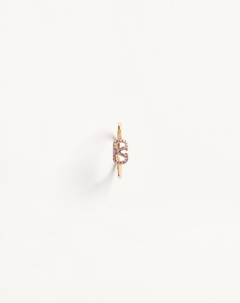 Anel exclusivo VLogo em metal e cristais Swarovski®