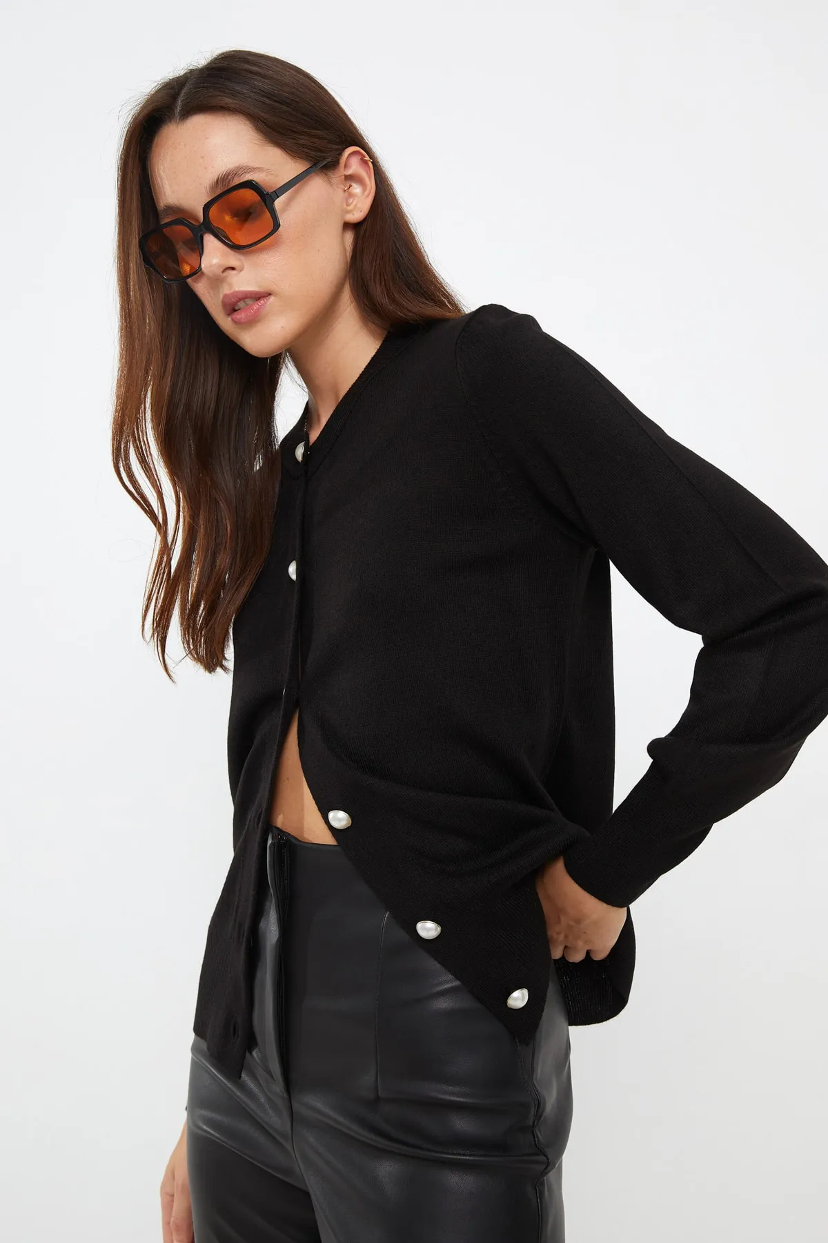 LC Waikiki  Strickjacke - Schwarz - Regular Fit