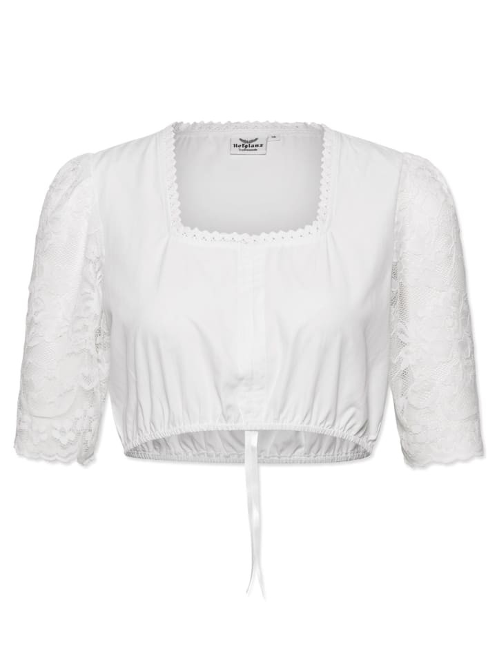 Hofglanz Dirndlbluse in weiß günstig kaufen