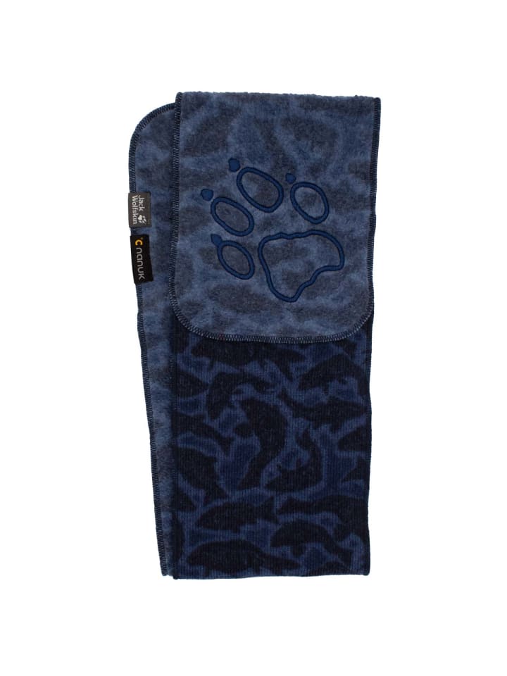 Jack Wolfskin Accessoires Nordic Scarf Schal Fleece Tube neckwarm in Blau günstig kaufen onesize