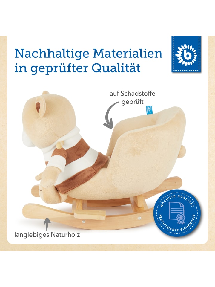 Bieco Spielwaren Plüsch Schaukeltier Bär Bubu in Braun günstig kaufen onesize