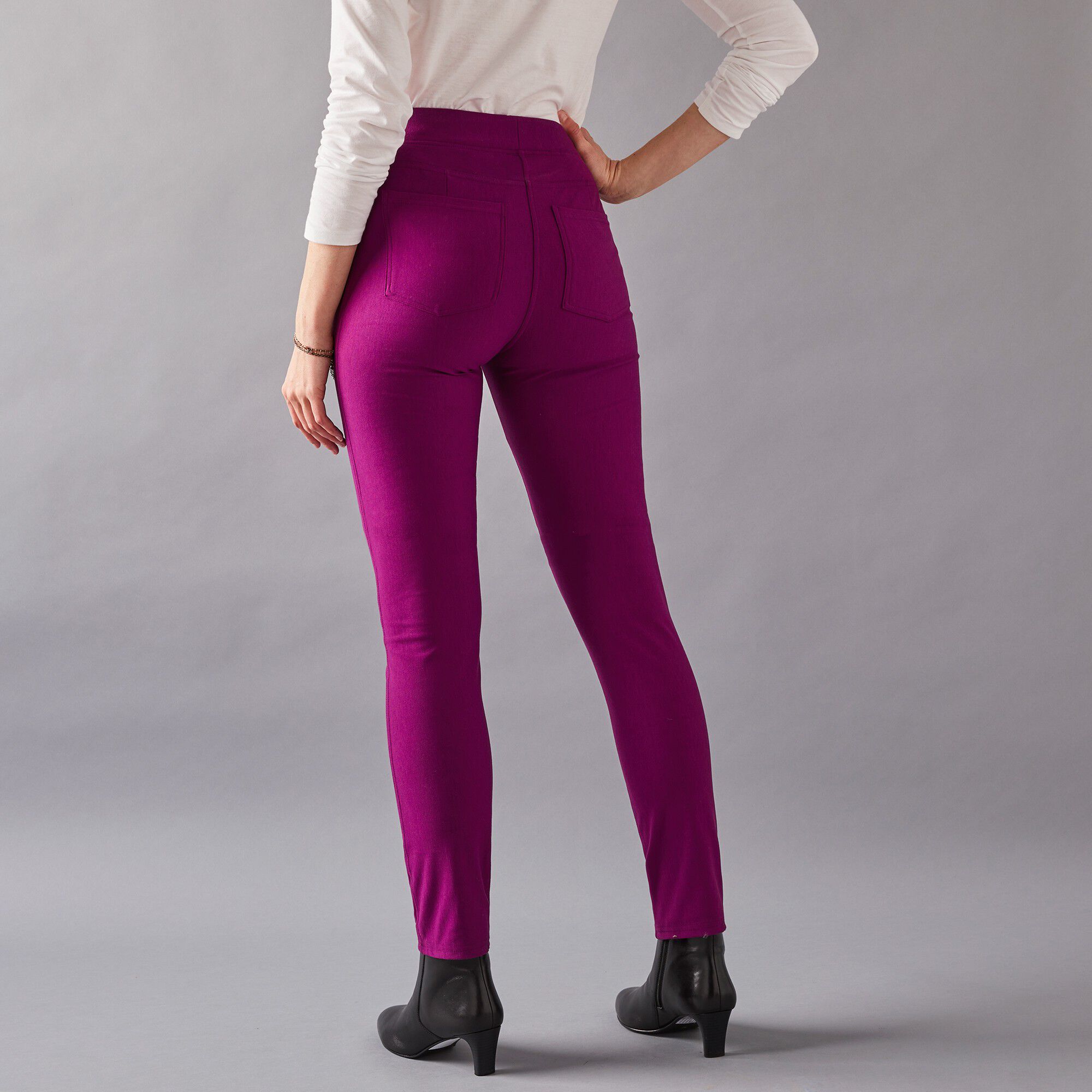 Jegging maille uni