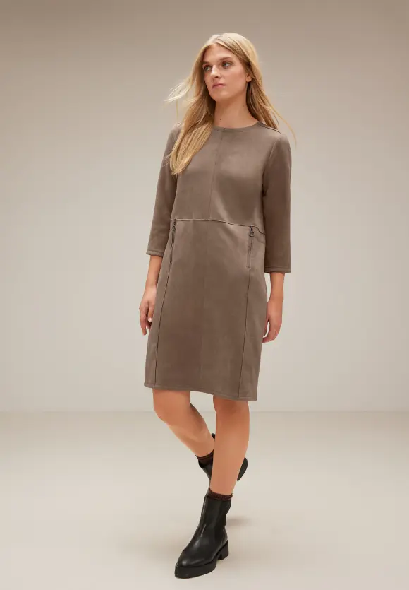 Street One Velours Kleid