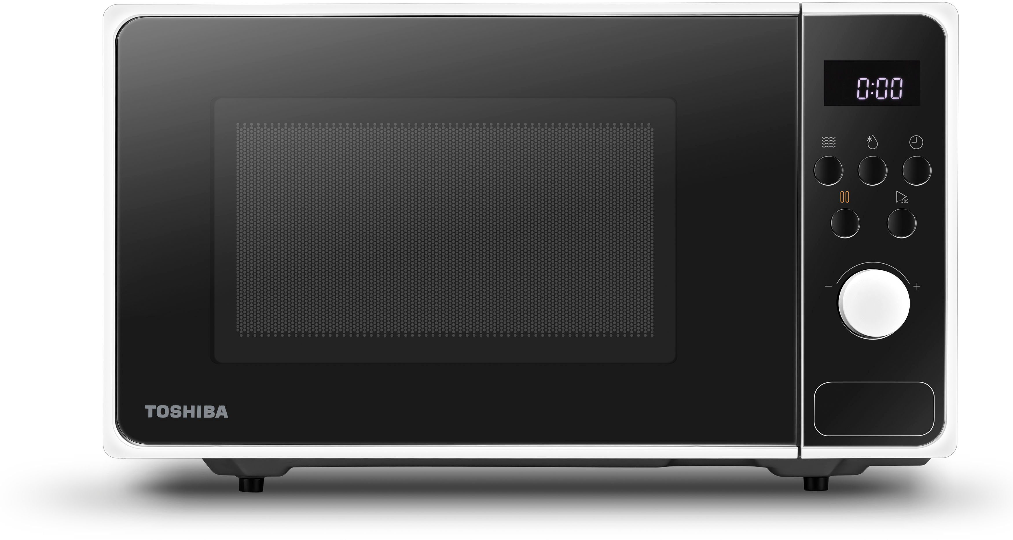 Toshiba Mikrowelle MM2-AM23PF(WH), Mikrowelle, 23 l