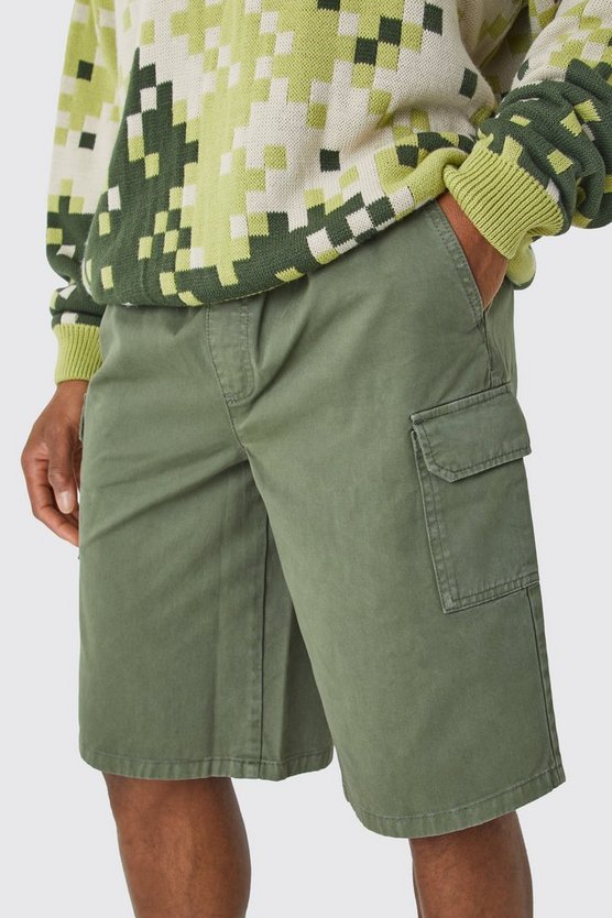 Lockere Cargo-Shorts