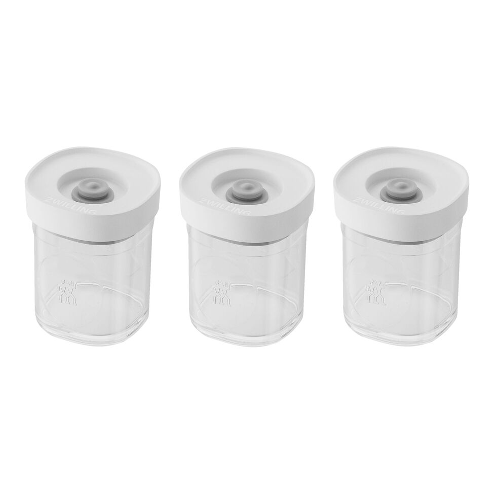 CUBE Set, XS / 3-tlg, Transparent-Weiß