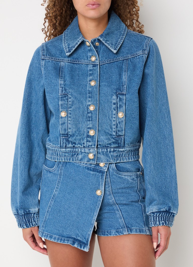 Jachetă de denim decupată NIKKIE Darien