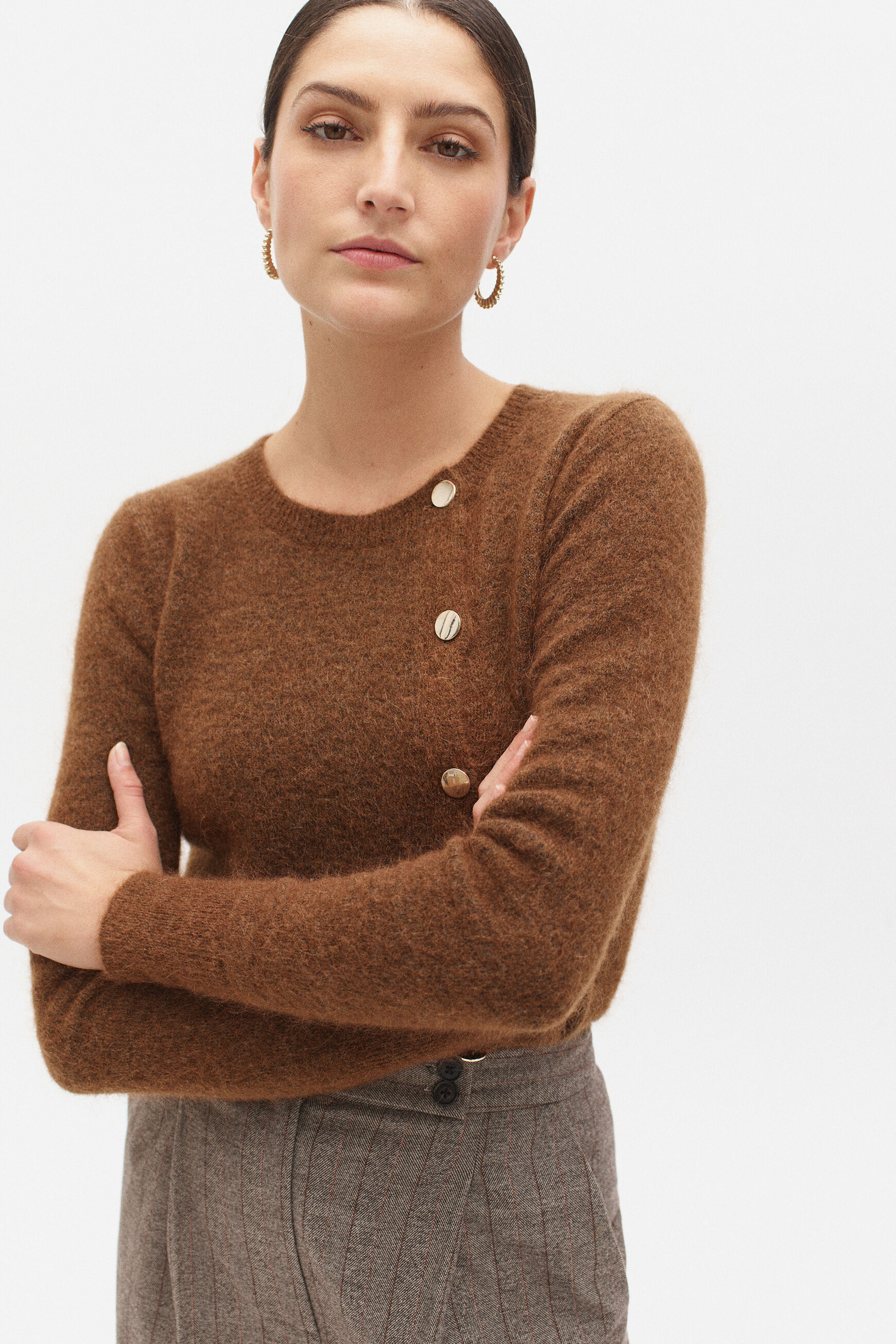 gilet constantin taupe femme