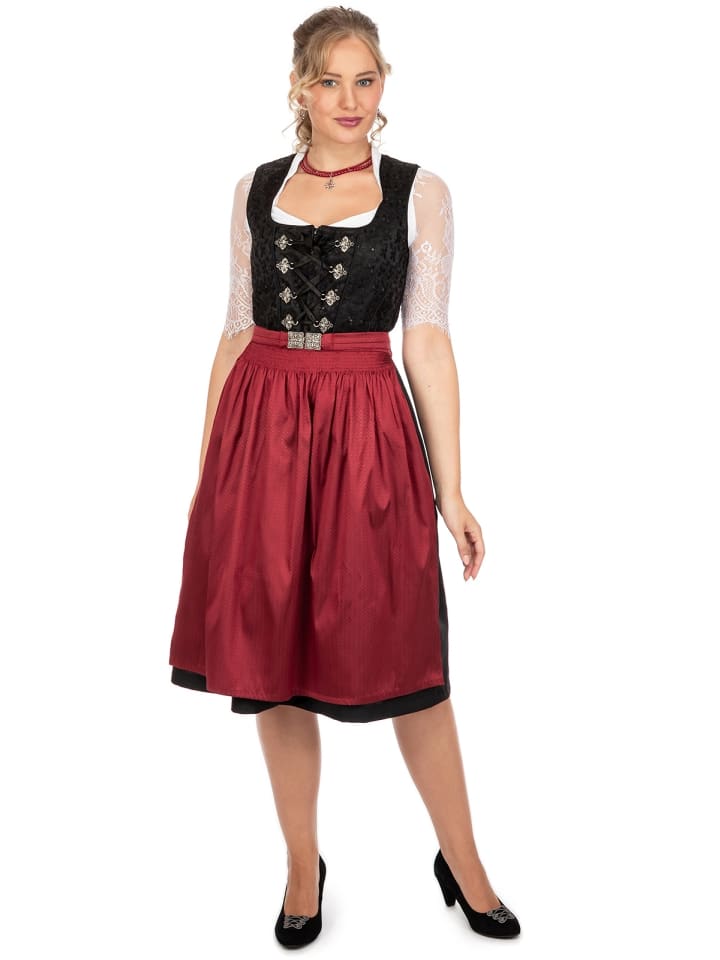 Gwandler Dirndl INA in schwarz günstig kaufen