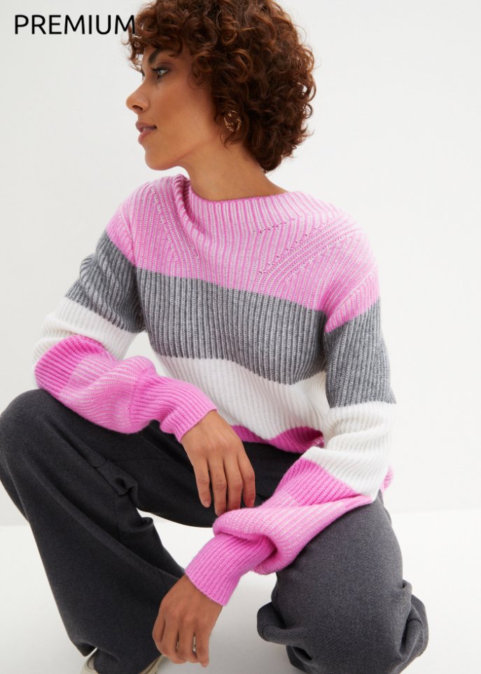Wollpullover mit Good Cashmere Standard®-Anteil