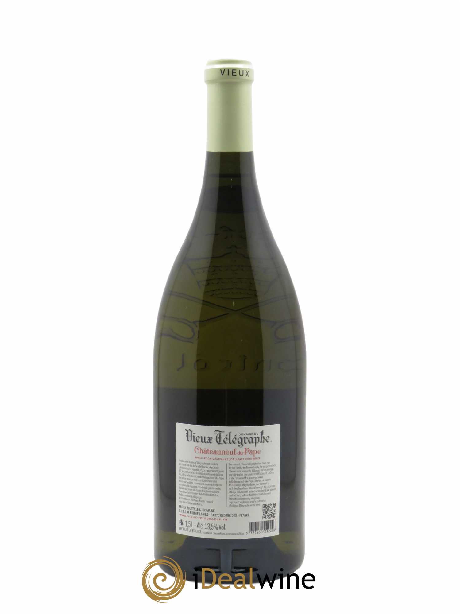 Châteauneuf-du-Pape Vieux Télégraphe (Domaine du) Vignobles Brunier  2021 - Lot de 1 Magnum