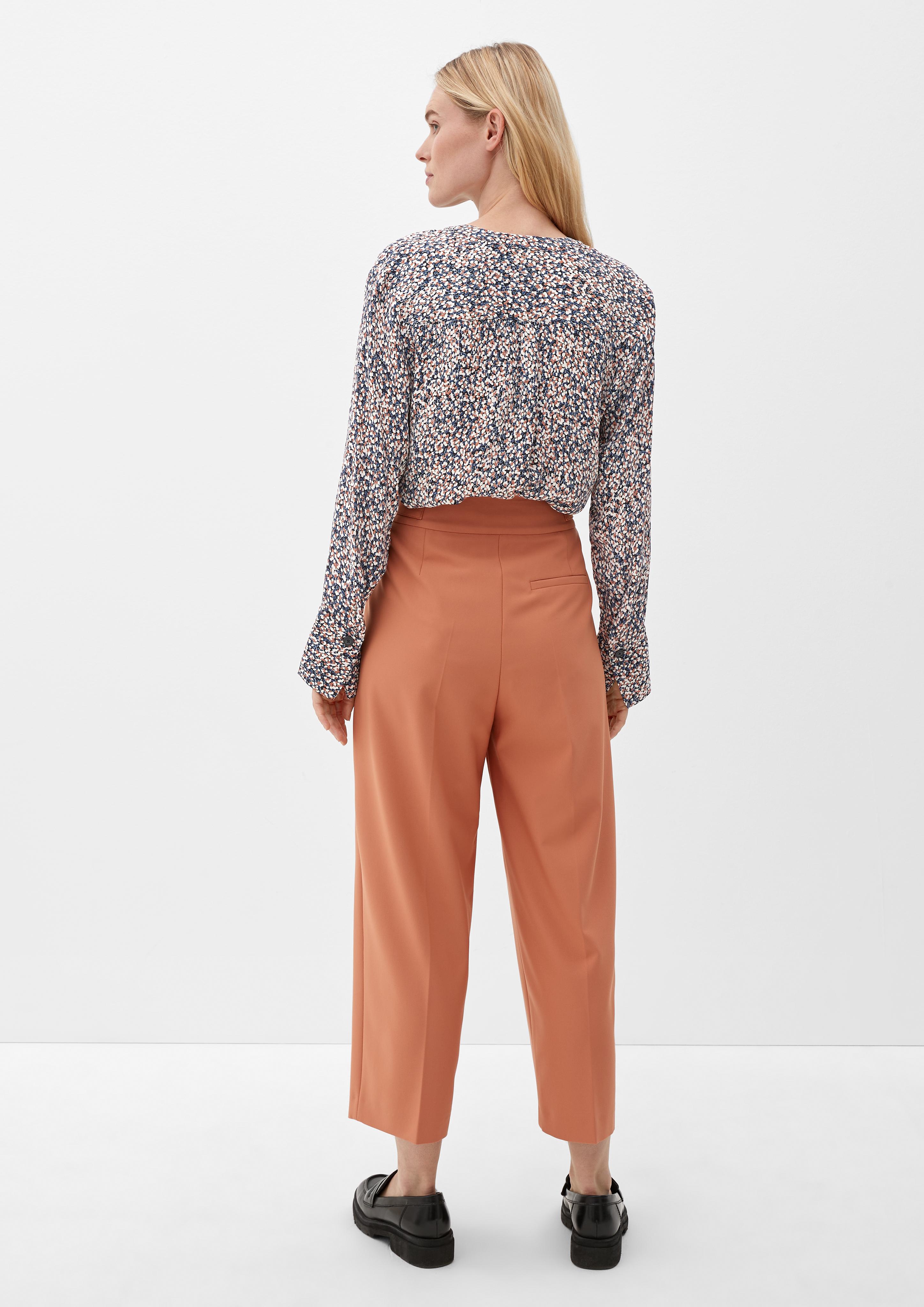 Viskosebluse mit Alloverprint  2123601-59A3