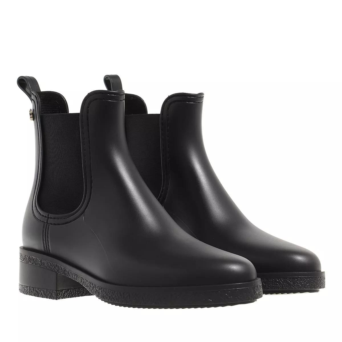 LEMON JELLY Stiefeletten schwarz Regenstiefel