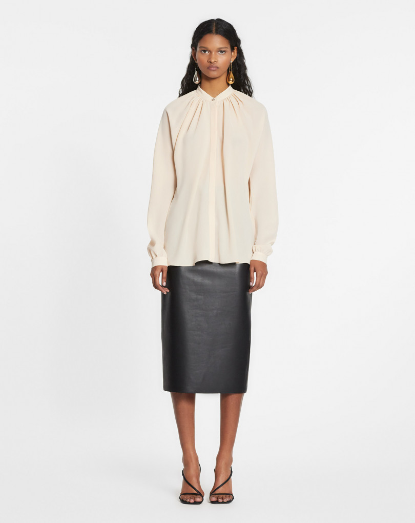 BLOUSE A MANCHES LONGUES