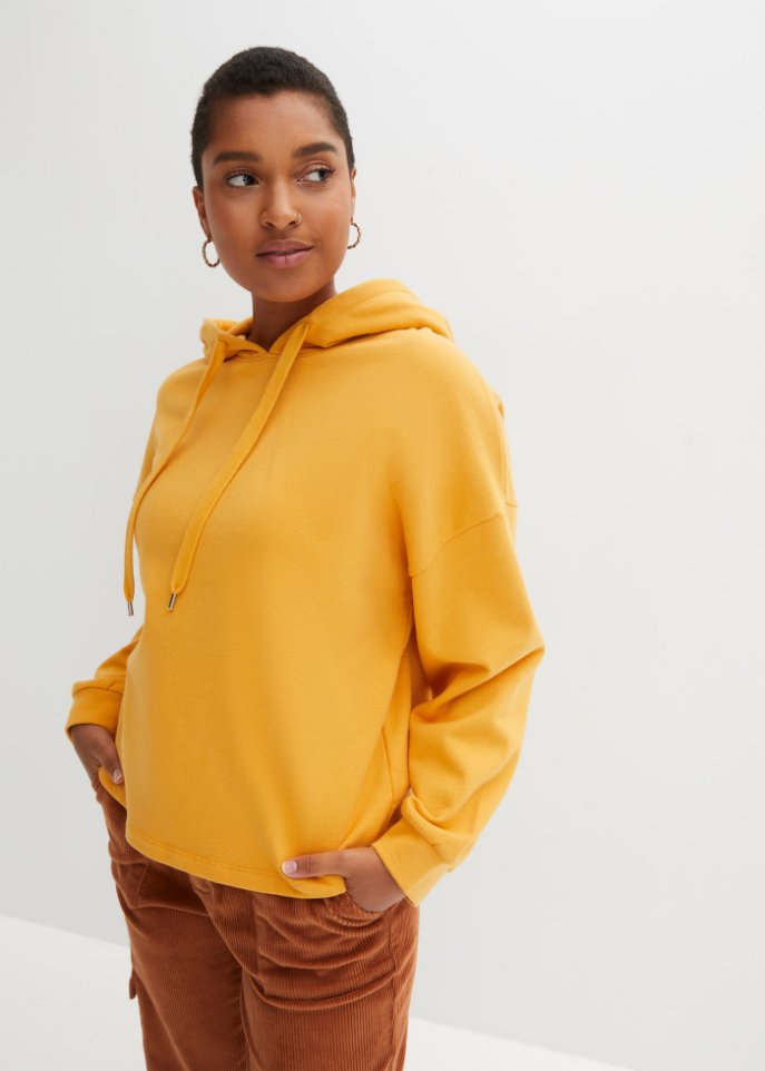Oversized Kapuzensweatshirt aus Bio-Baumwolle