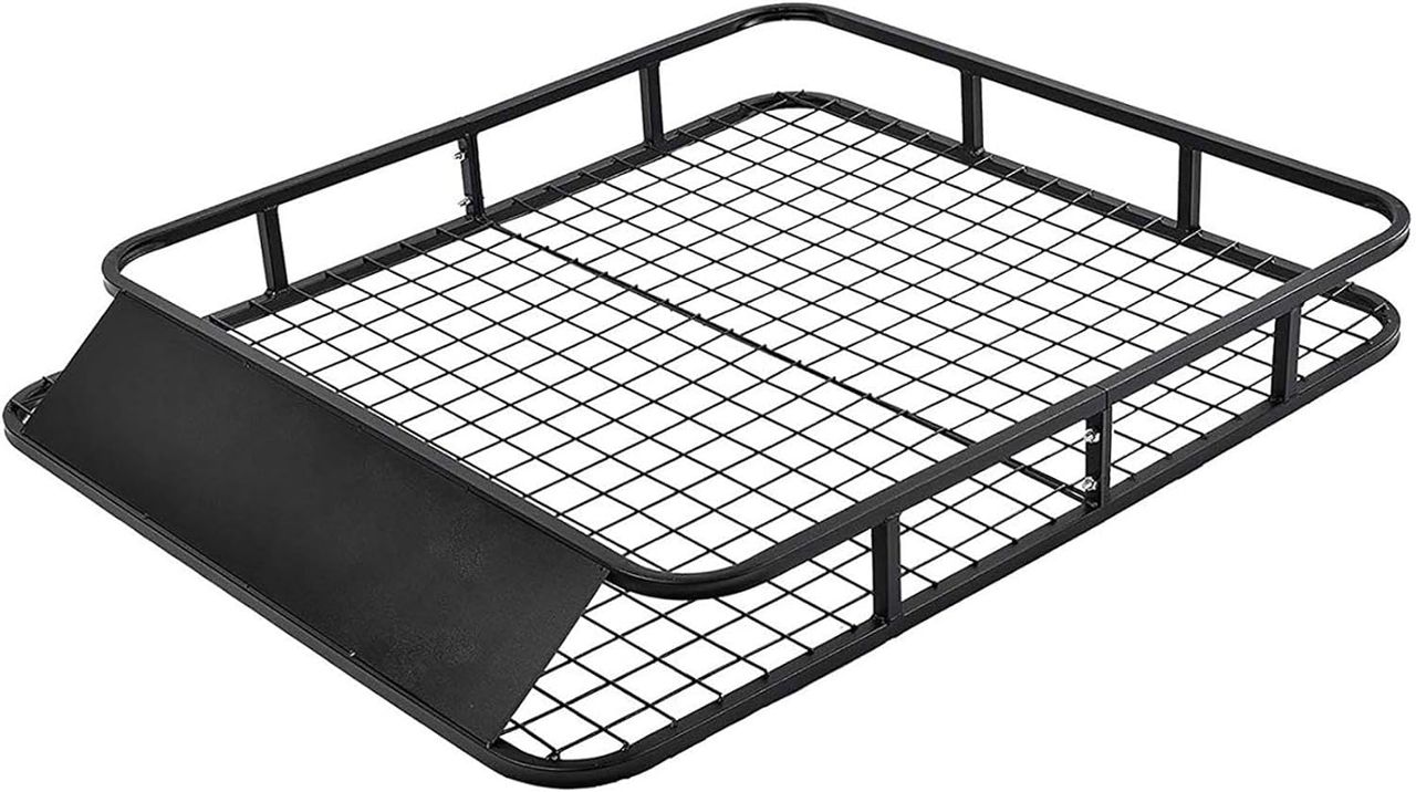 Costway Dachgepäckträger Universal Dachkorb Stahl