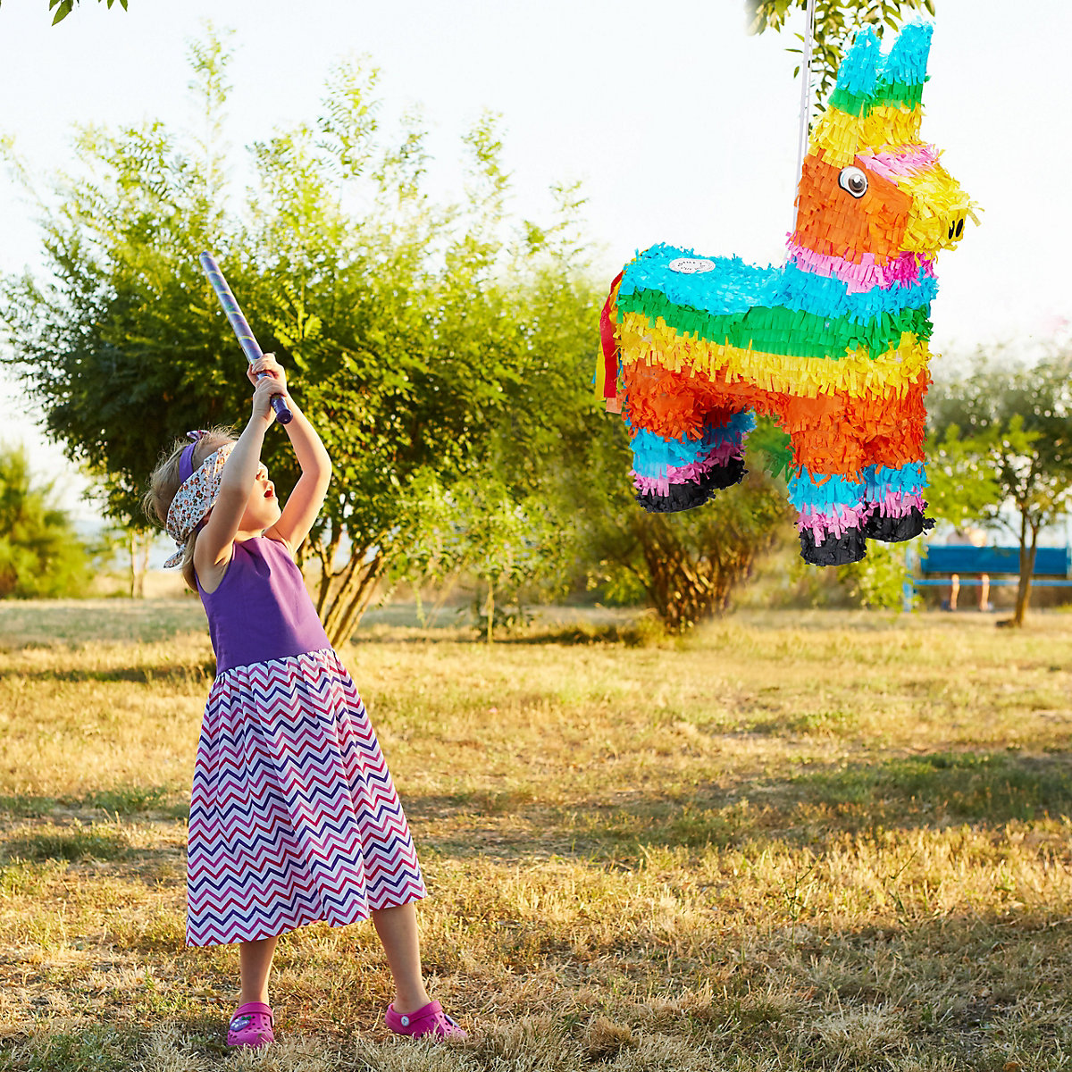 4-tlg. Pinata Set Lama