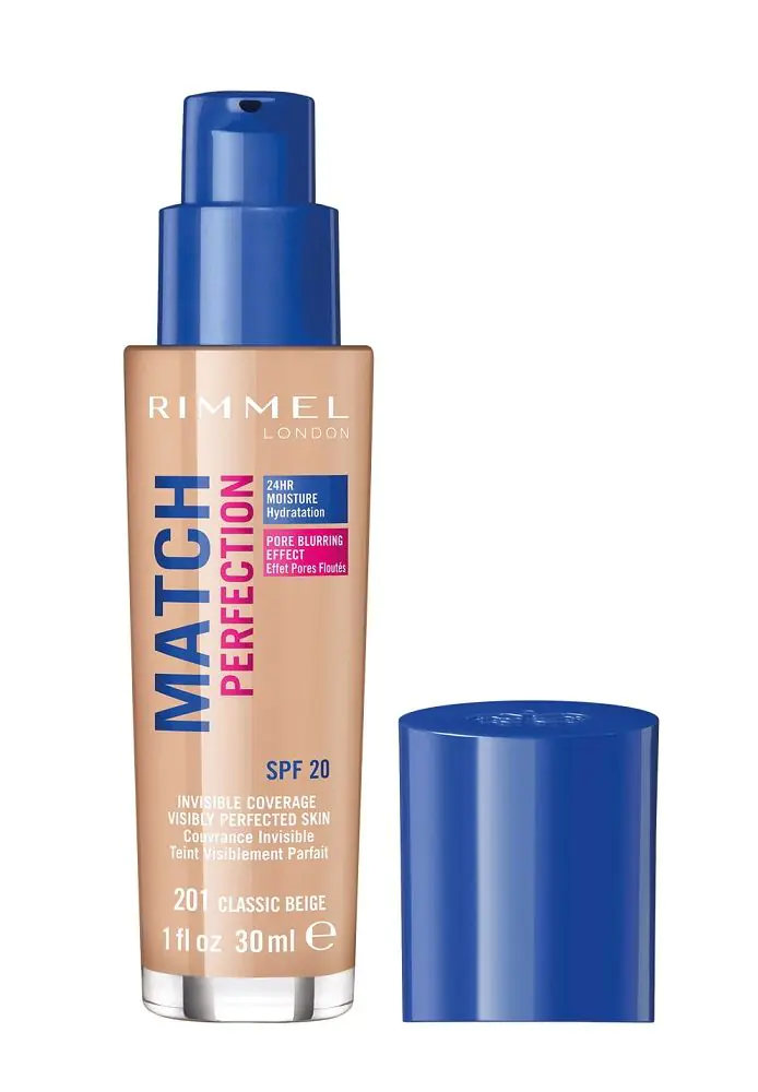 Rimmel Match Perfection tekući puder, 201