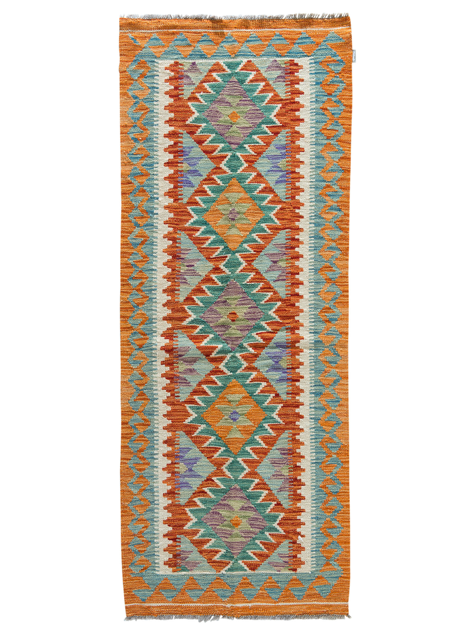 Afghan Kelim ca. 74 x 193 cm, Unikat / Einzelstück