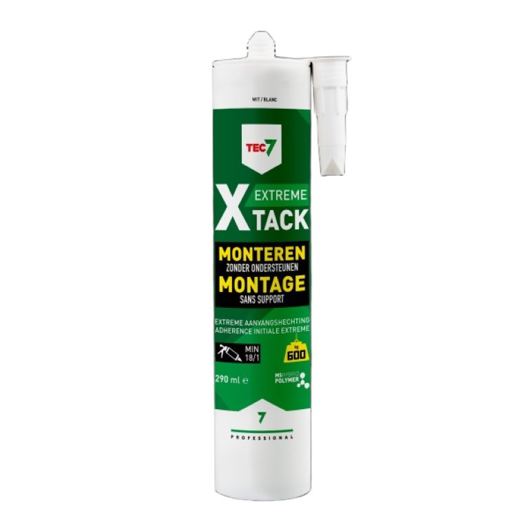 TEC7 X-Tack fehér szerelőtömítő patron 290ml