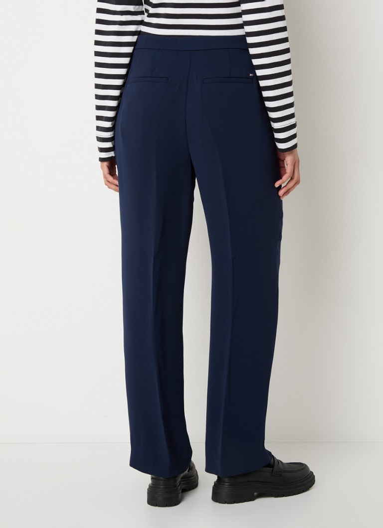 Tommy Hilfiger high-waist straight-fit trousers with side pockets