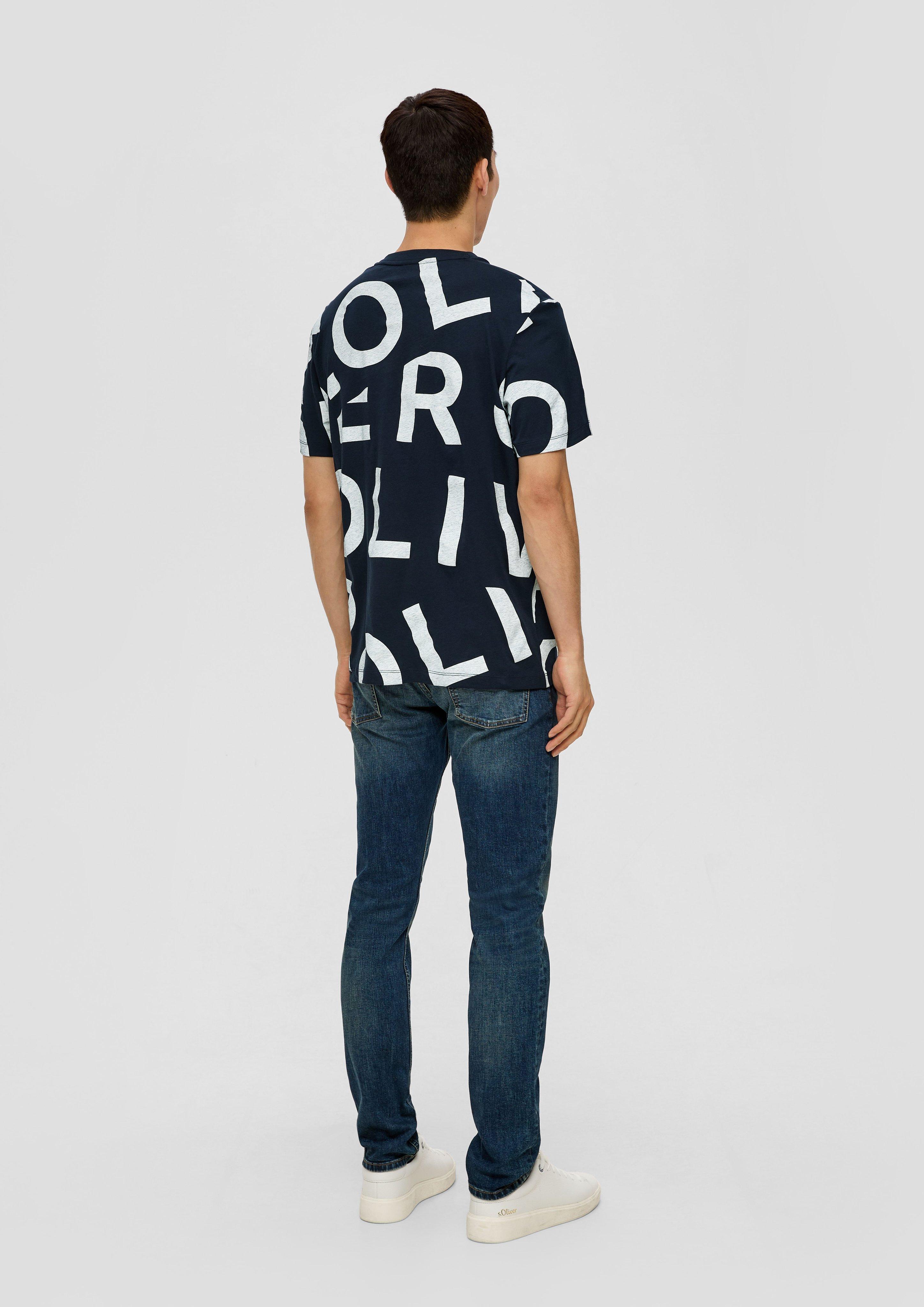 Baumwollshirt mit Allover-Print  2138640-59F1