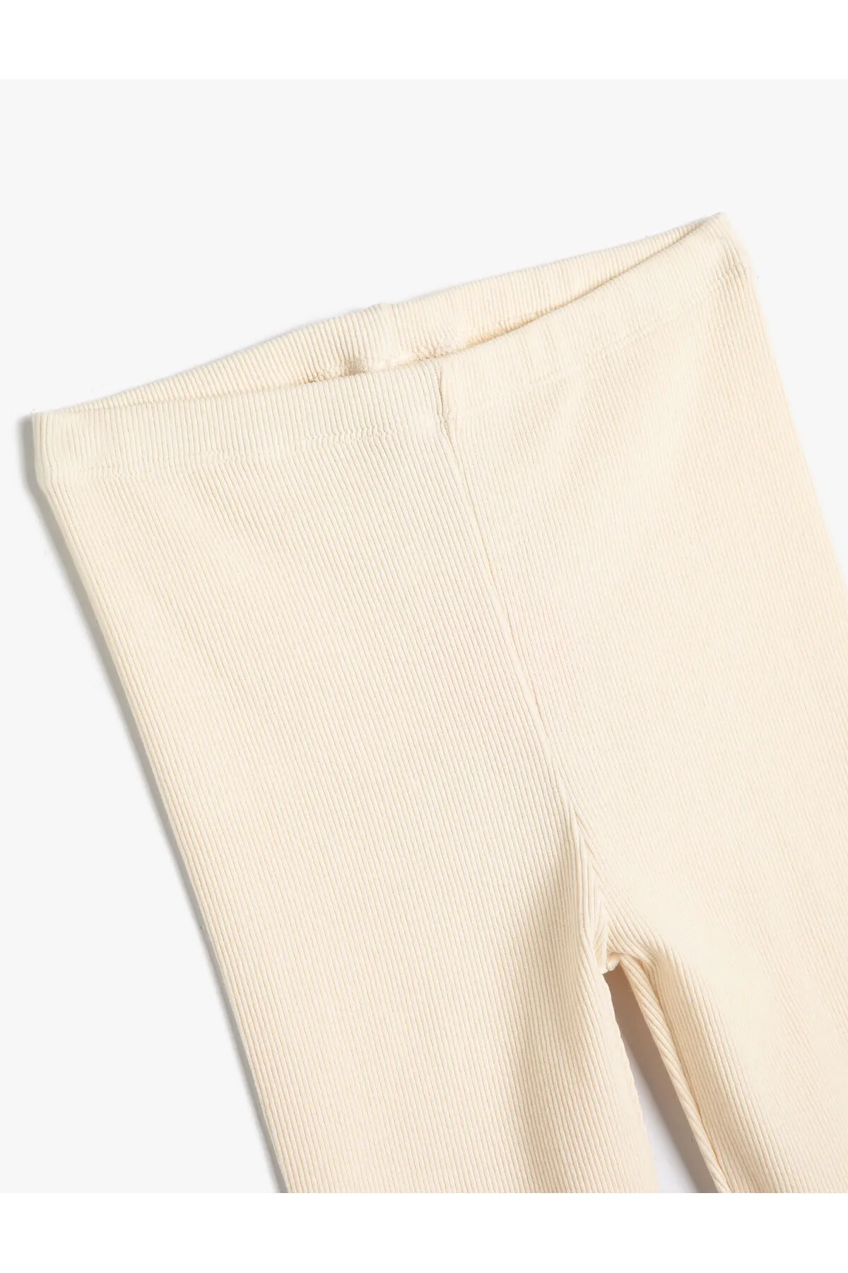 Koton  Basic-Leggings aus gerippter, elastischer Taille aus Baumwolle