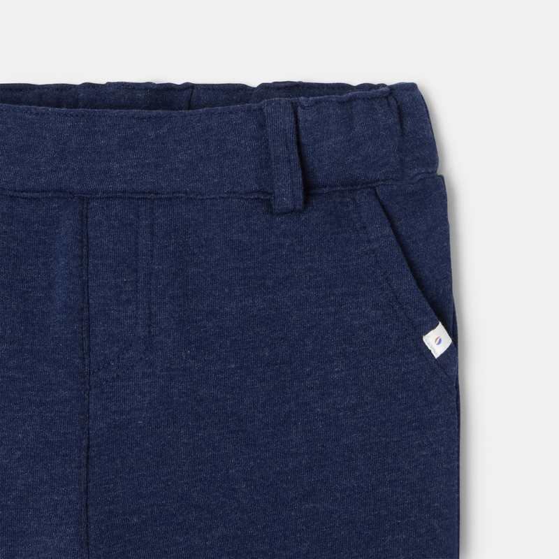 Pantalon en maille interlock effet denim bleu mixte Absorba