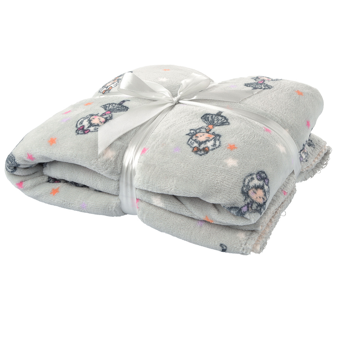 Kuscheldecke mit Fellimitat