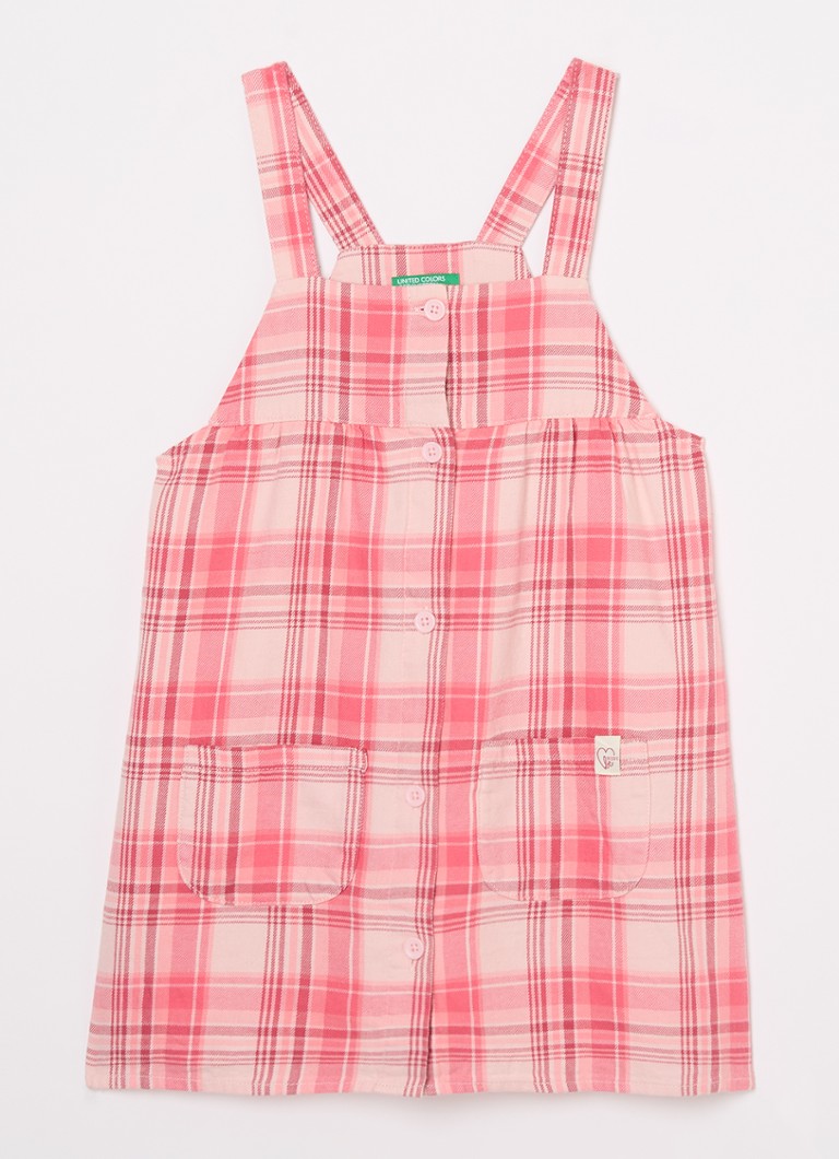Benetton  Jurk met ruitdessin