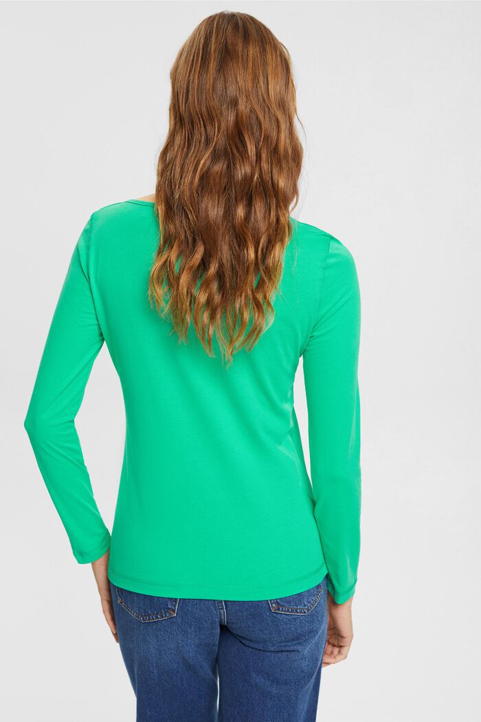 Longsleeve mit U-Boot-Ausschnitt