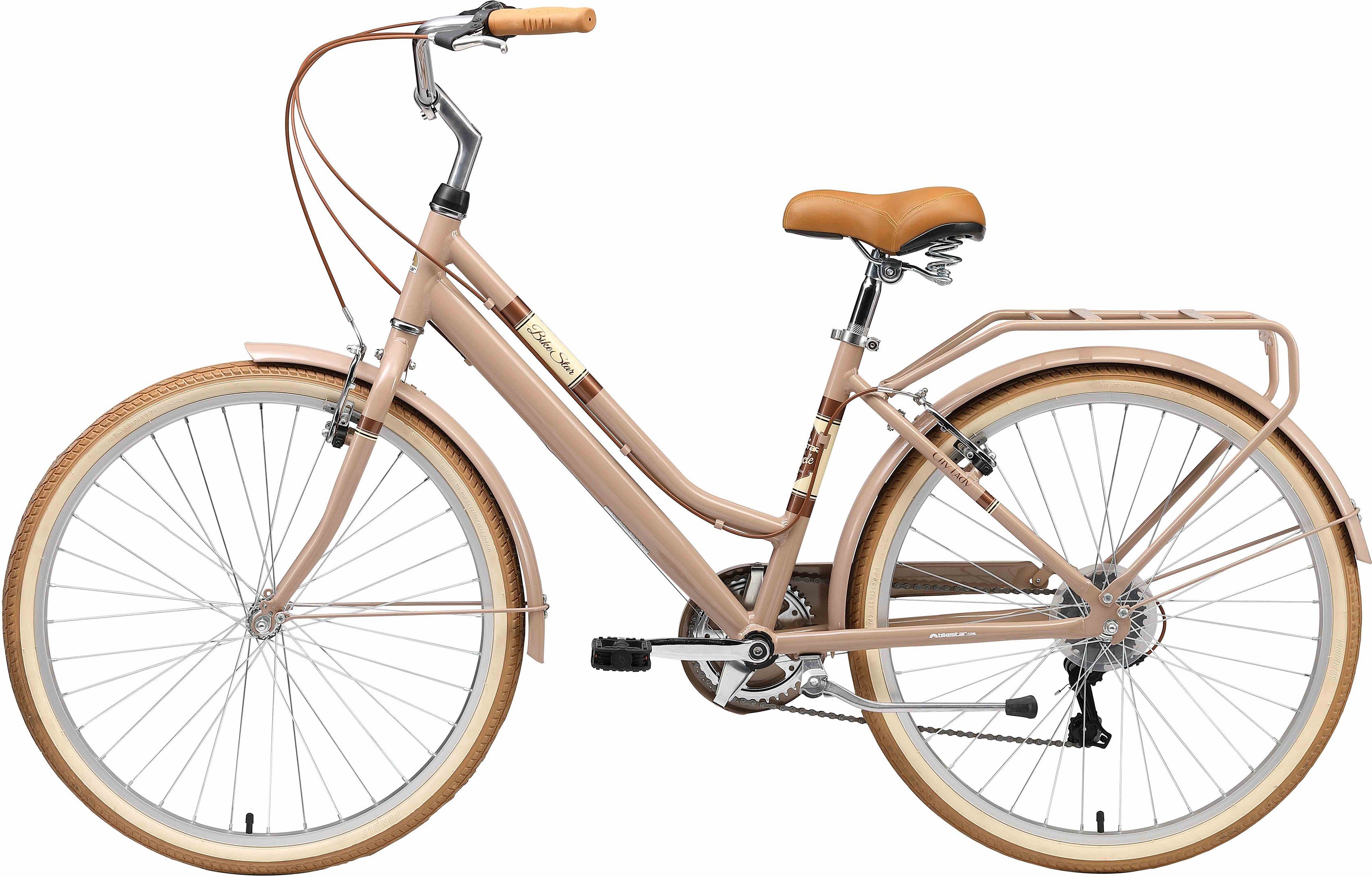 Bikestar Cityrad, 7 Gang Shimano RD-TY21 Schaltwerk, Kettenschaltung